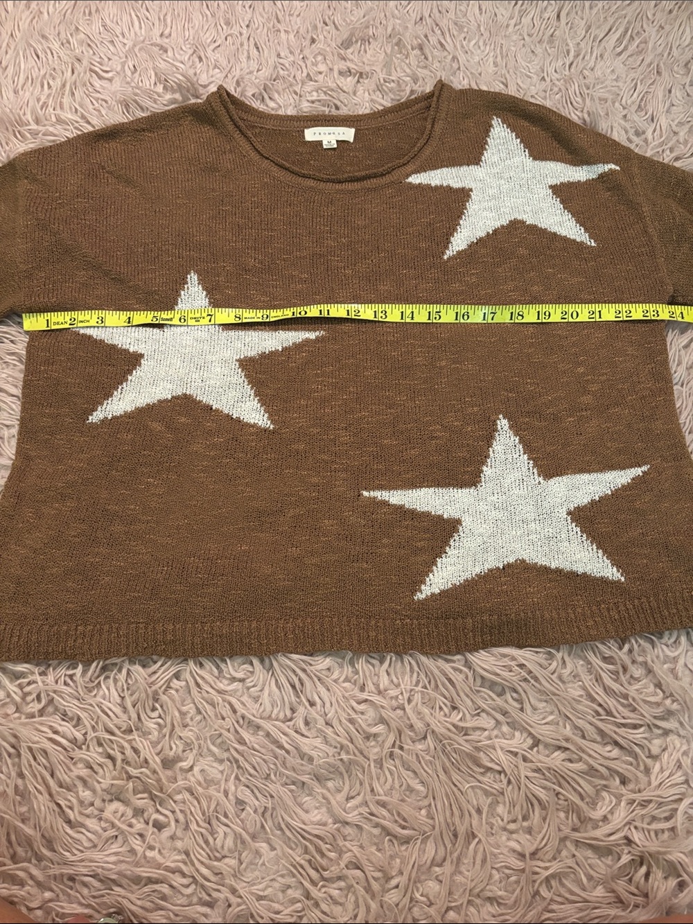 Promesa Stars Bell Sleeve Knit Beach Sweater - Picture 8 of 10